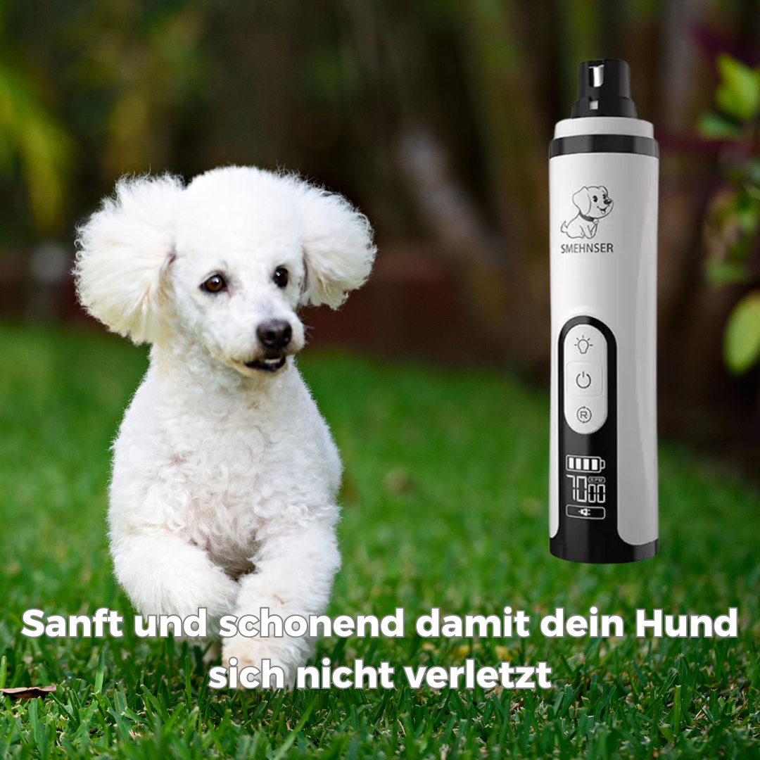PawGlow – Schmerzfreier Nagelschleifer für Hunde