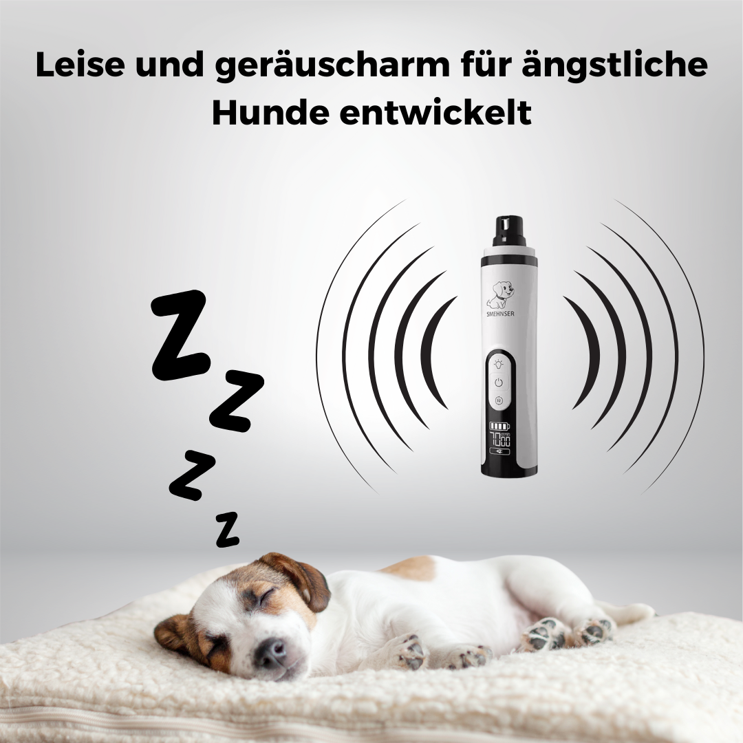 PawGlow – Schmerzfreier Nagelschleifer für Hunde
