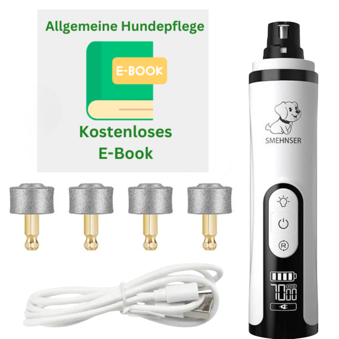 PawGlow – Schmerzfreier Nagelschleifer für Hunde